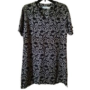 Blue Water Swimsuit Cover Up Small